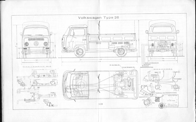 Plan Central Combi Simple cabine PickUp 1969